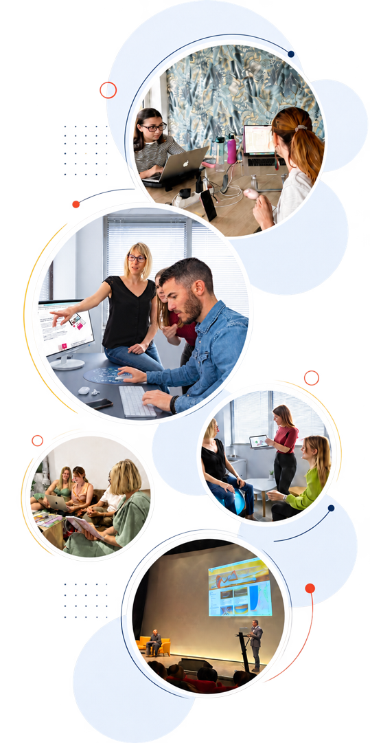 L'équipe agence de communication beecom' à Bordeaux